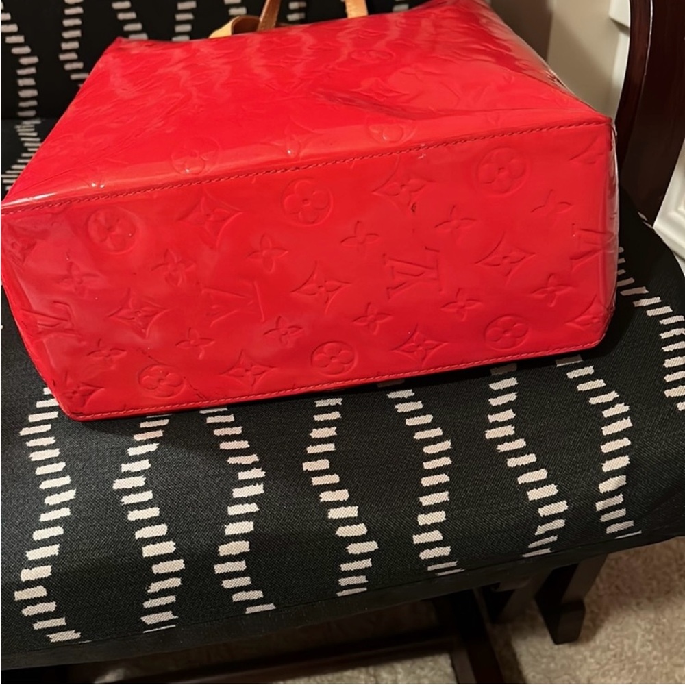 Louis Vuitton Red Tote Bag - Picture 5 of 11